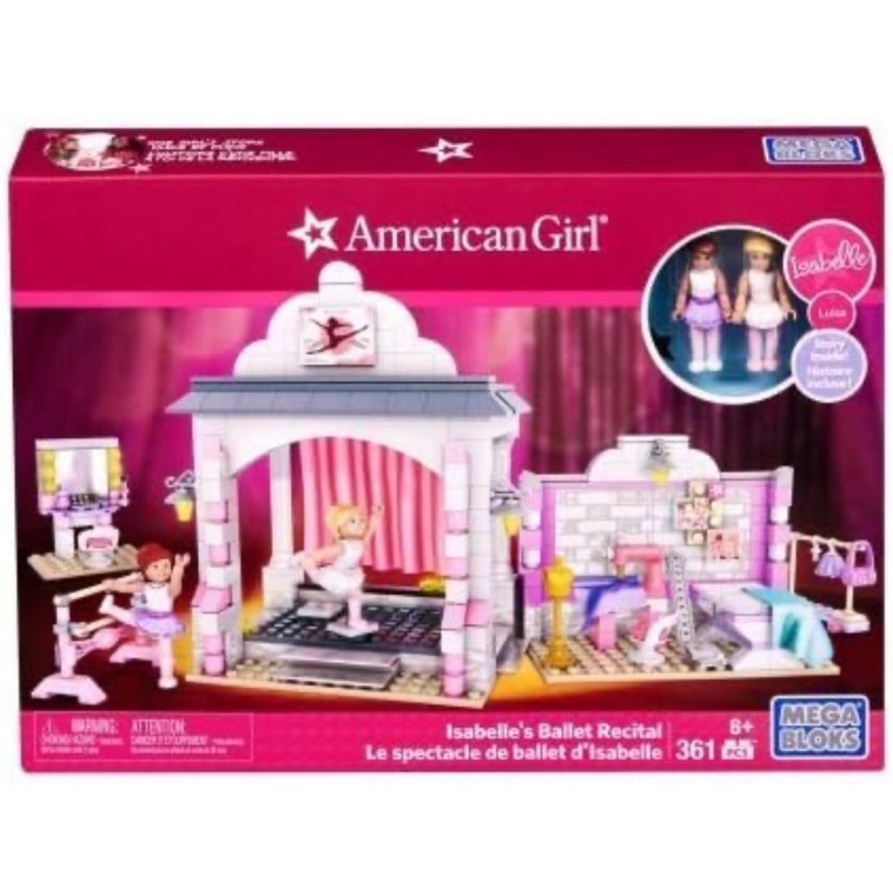 MEGA BLOKS American Girl Isabelle’s Ballet Recital Luisa Ballerina Building Set
